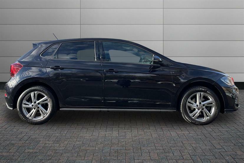 Volkswagen Polo 1.0 Tsi 110 R-line Dsg YO73JYJ Black #4