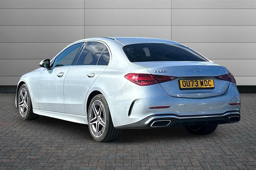 Mercedes-Benz C Class C300 Amg Line 9G-tronic OU73WDC Silver #2