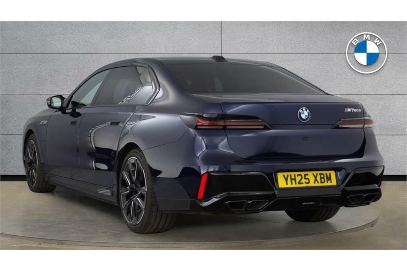 BMW 7 Series M760e Xdrive Blue #2