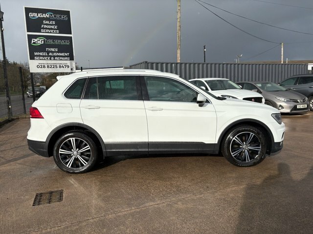 Volkswagen Tiguan Tdi Bluemotion Tech Se CE66OUU White #2