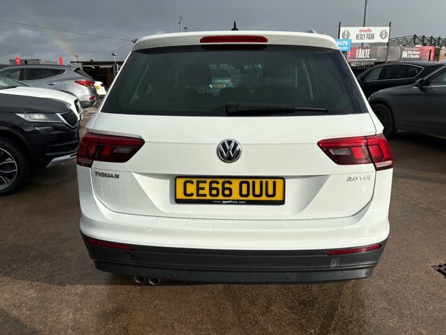 Volkswagen Tiguan Tdi Bluemotion Tech Se CE66OUU White #4