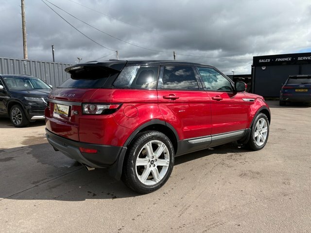 Land Rover Range Rover Evoque Sd4 Pure Suv JMZ1827 Red #3