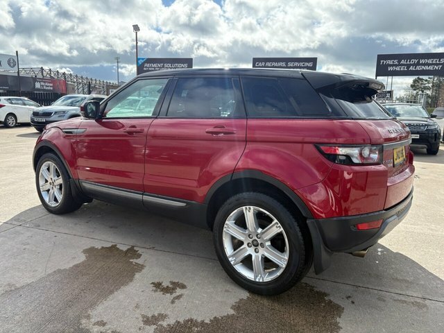 Land Rover Range Rover Evoque Sd4 Pure Suv JMZ1827 Red #5