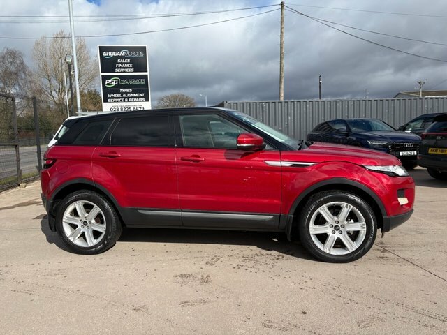 Land Rover Range Rover Evoque Sd4 Pure Suv JMZ1827 Red #2
