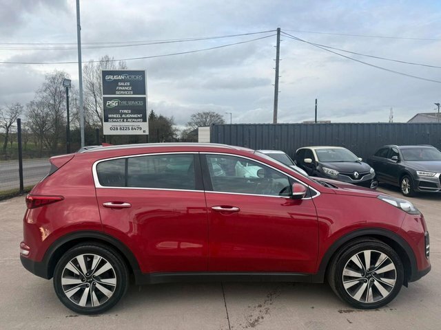 Kia Sportage Crdi 3 Suv BV66LTT Red #3