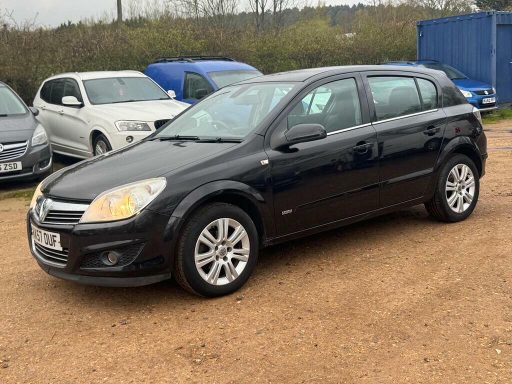 Vauxhall Astra 1.6I 16V Design KK57OUF Black #3
