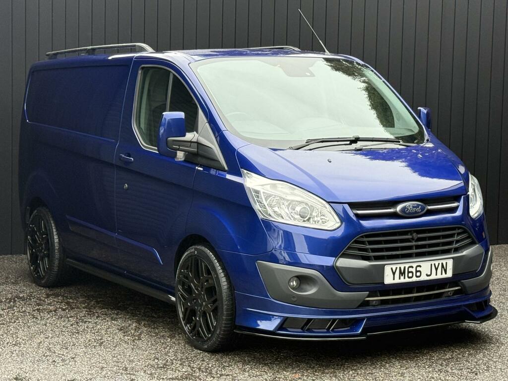 Ford Transit Custom 2.0 Tdci 130Ps G-sport Limited Panel Van Swb L1 H1 YM66JYN Blue #4
