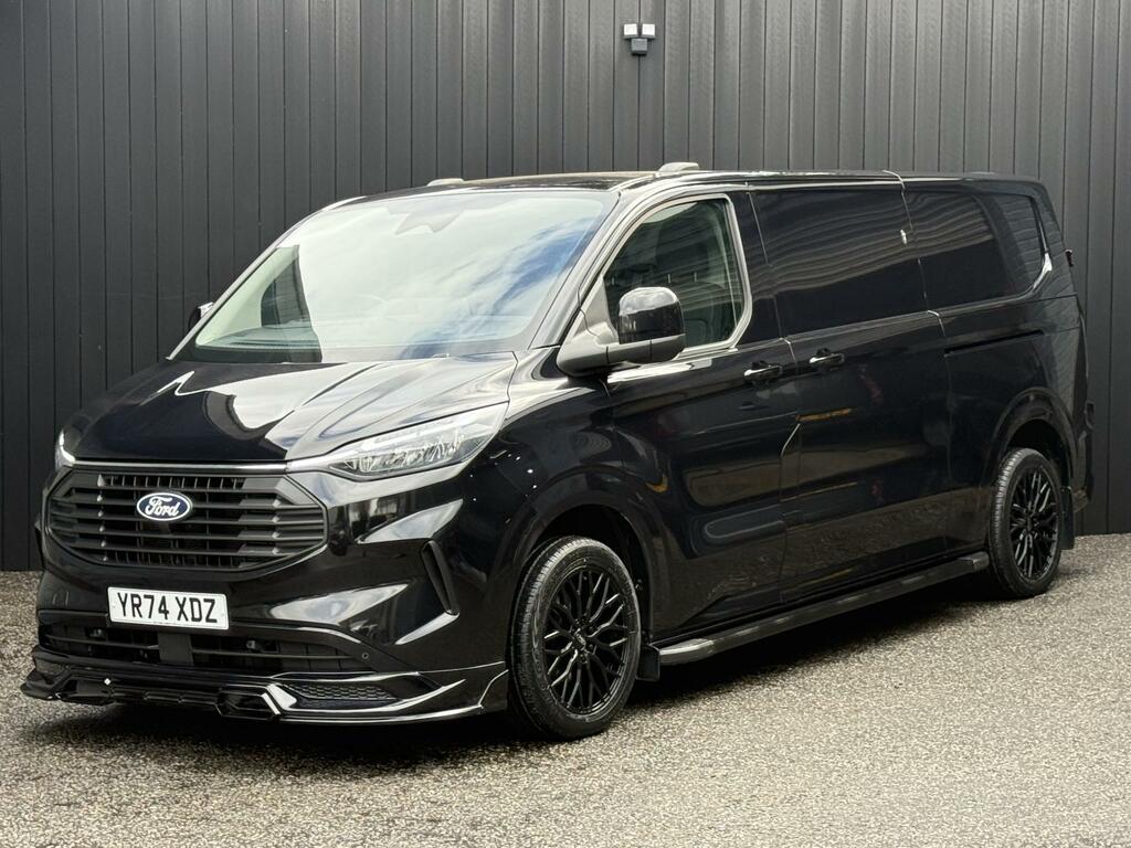 Ford Transit Custom 2.0 136Ps G-sport Ecoblue Limited Panel Van Lwb L2 YR74XDZ Black #6