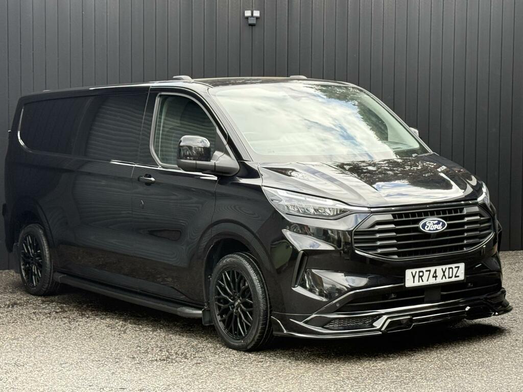 Ford Transit Custom 2.0 136Ps G-sport Ecoblue Limited Panel Van Lwb L2 YR74XDZ Black #4