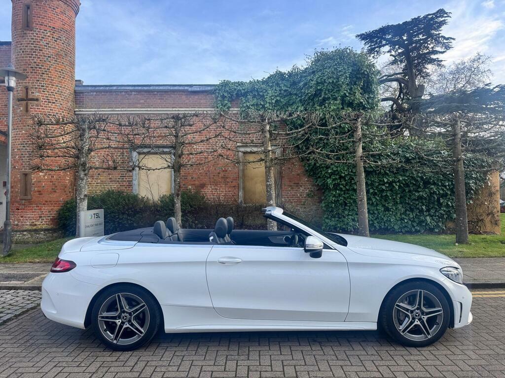 Mercedes-Benz C Class 1.5 C200 Mhev Amg Line Premium Cabriolet G-troni WG68AXT White #2