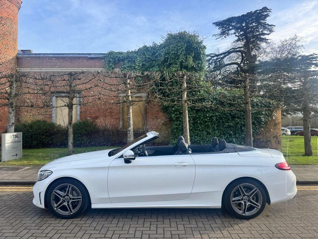 Mercedes-Benz C Class 1.5 C200 Mhev Amg Line Premium Cabriolet G-troni WG68AXT White #3