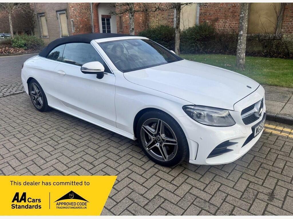 Mercedes-Benz C Class 1.5 C200 Mhev Amg Line Premium Cabriolet G-troni White