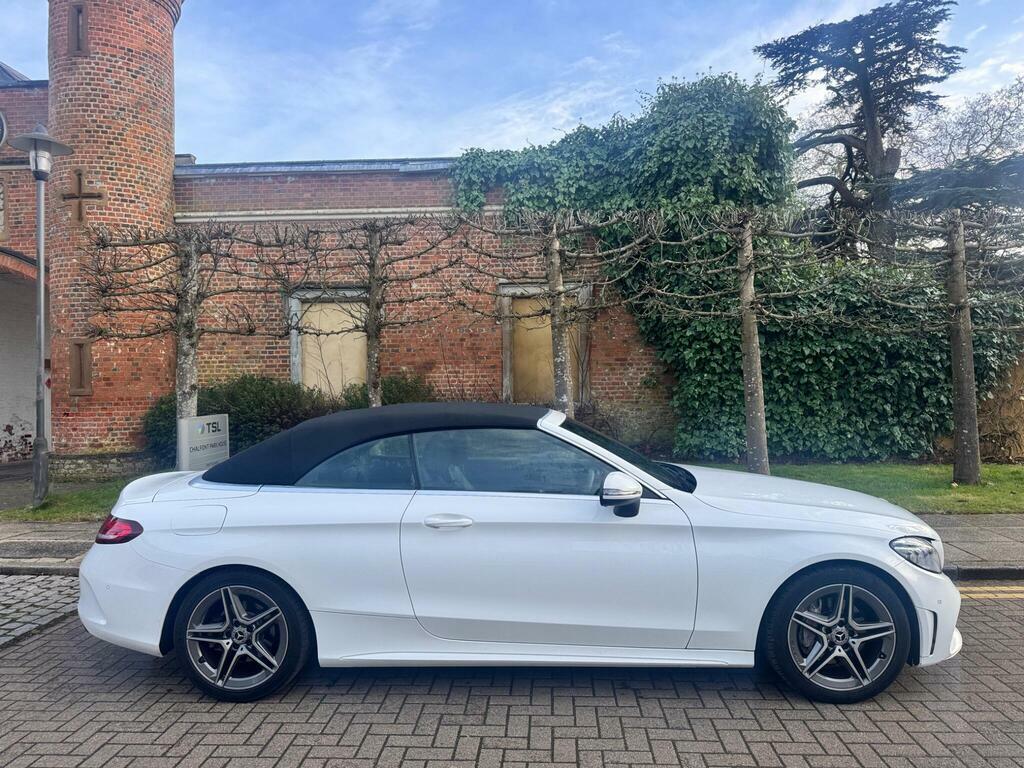 Mercedes-Benz C Class 1.5 C200 Mhev Amg Line Premium Cabriolet G-troni WG68AXT White #5