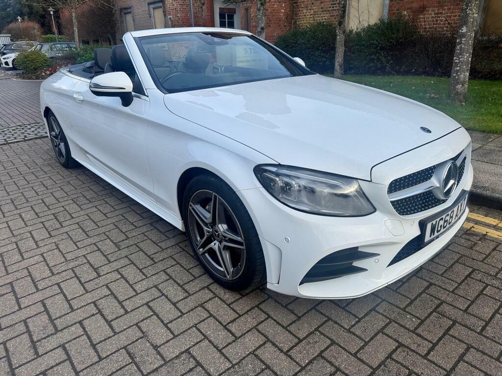 Mercedes-Benz C Class 1.5 C200 Mhev Amg Line Premium Cabriolet G-troni WG68AXT White #4