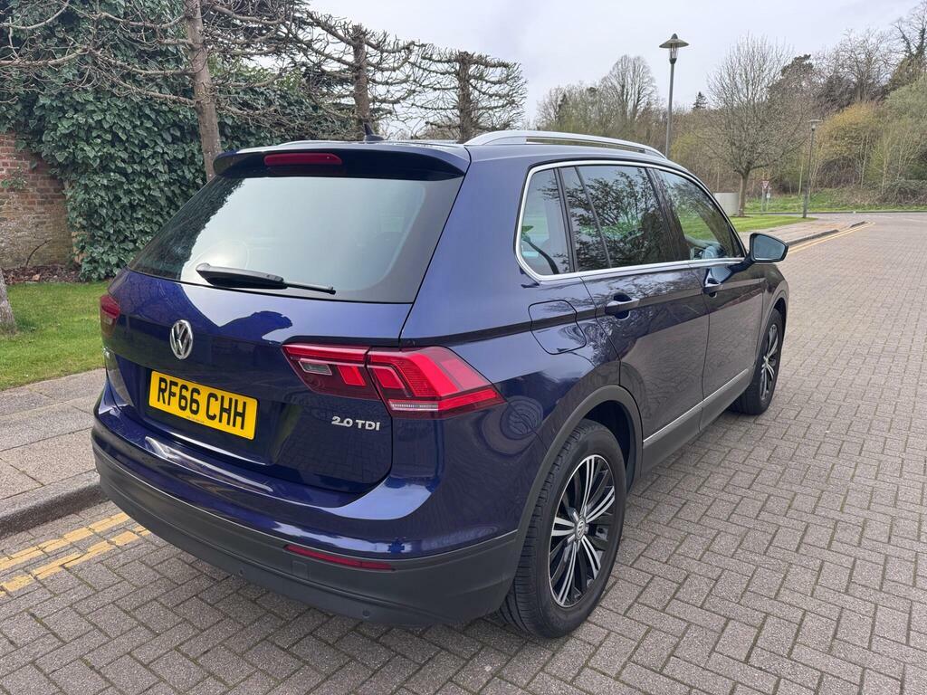 Volkswagen Tiguan 2.0 Tdi Bluemotion Tech Se Navigation Dsg Euro 6 RF66CHH Blue #6