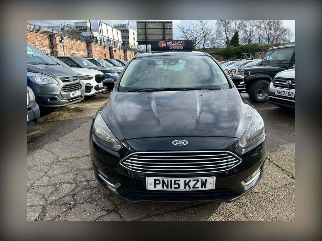 Ford Focus 1.5 Tdci Titanium Euro 6 Ss PN15KZW Black #5
