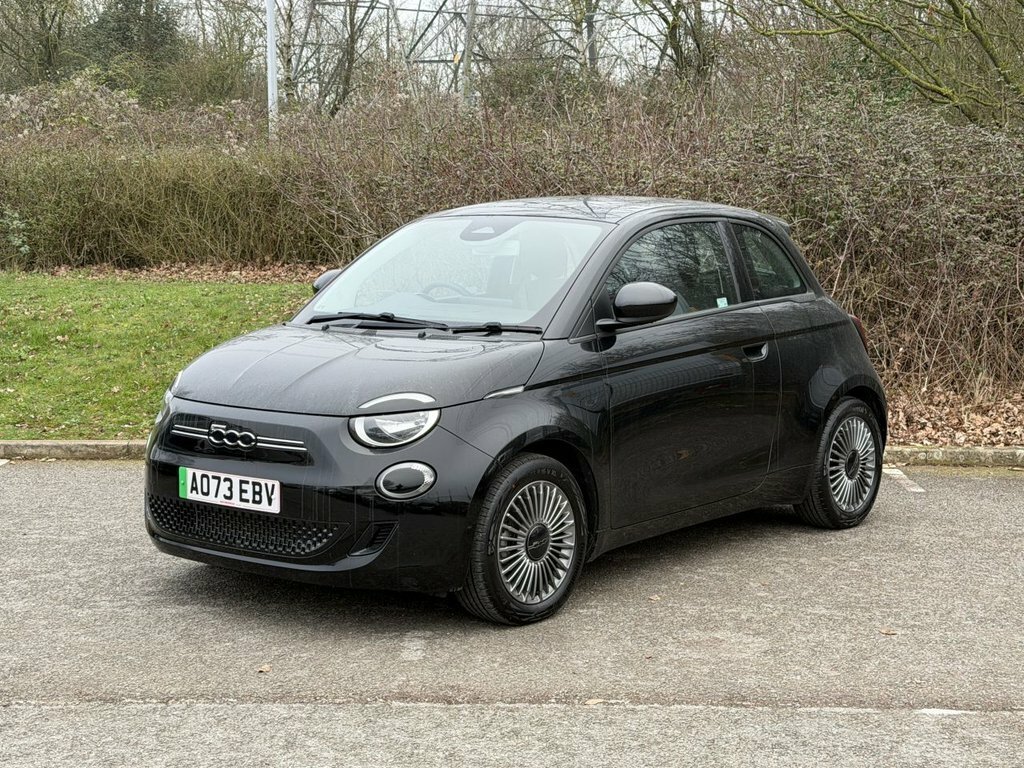 Fiat 500E Hatchback AO73EBV Black #4