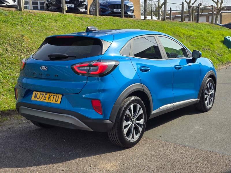Ford Puma 1.0 Ecoboost Hybrid Mhev Titanium - 2025 75 MJ75KTU Blue #4