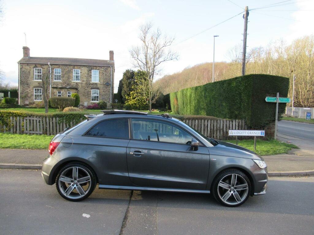 Audi A1 Hatchback 1.4 Tfsi S Line S Tronic Euro 6 Ss MX66VLF Grey #3