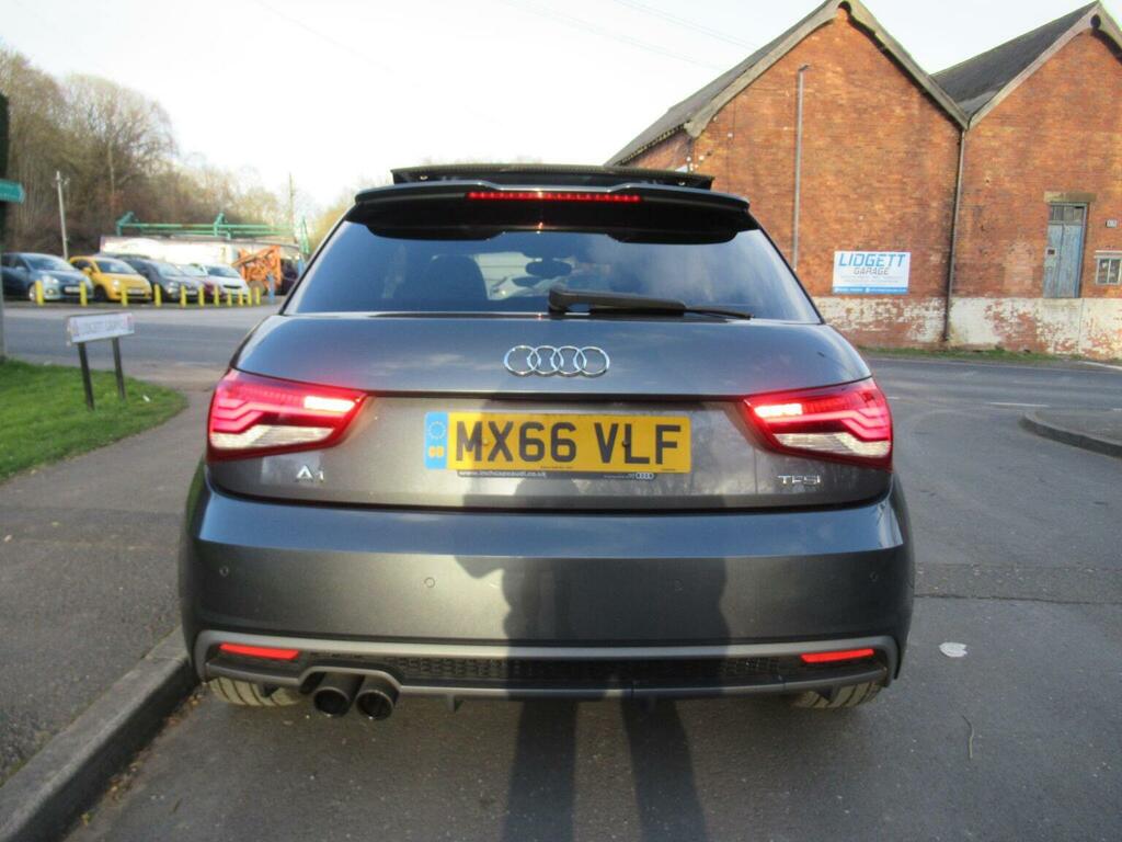 Audi A1 Hatchback 1.4 Tfsi S Line S Tronic Euro 6 Ss MX66VLF Grey #4