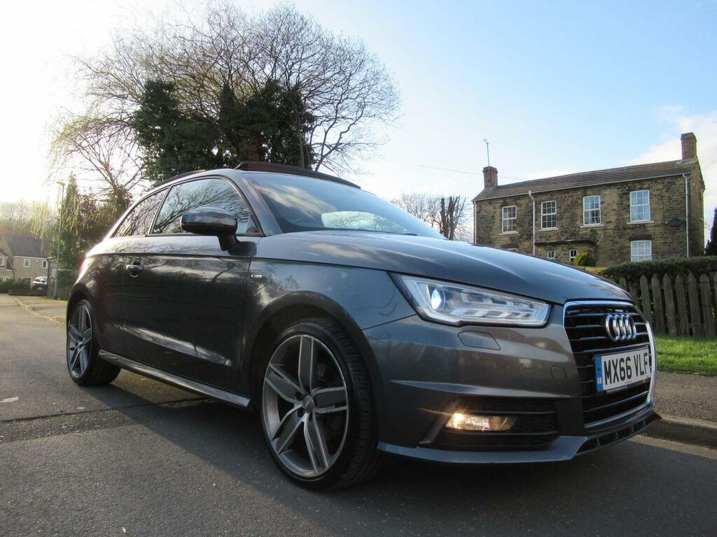 Audi A1 Hatchback 1.4 Tfsi S Line S Tronic Euro 6 Ss MX66VLF Grey #2