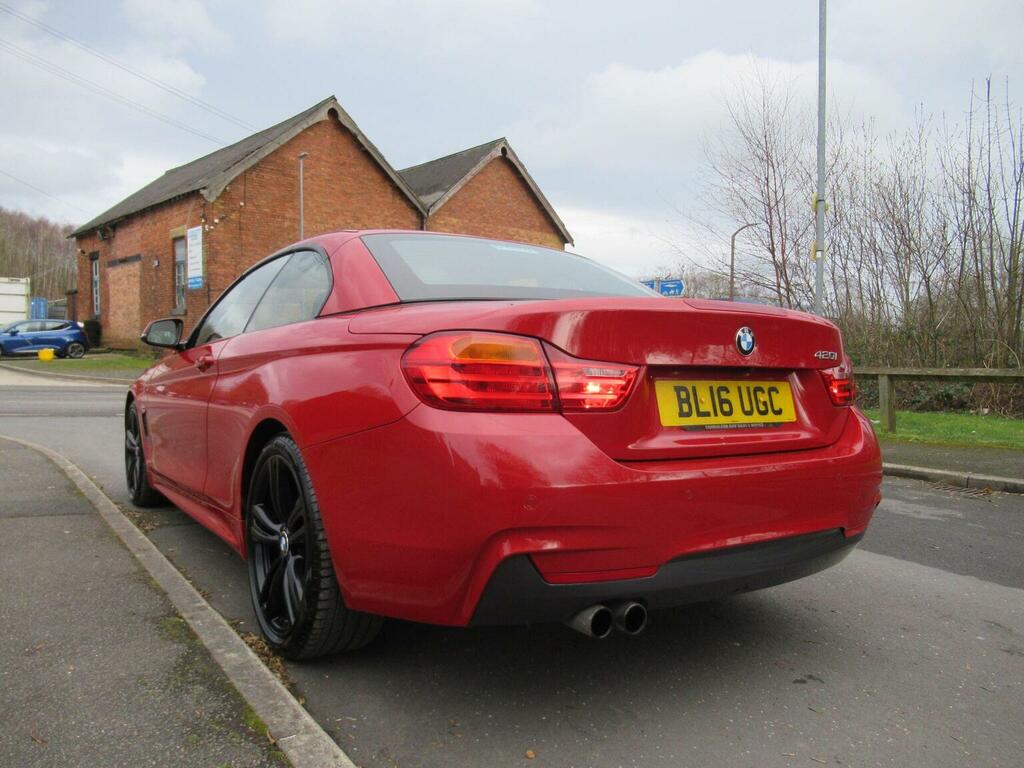 BMW 4 Series Convertible 2.0 420I M Sport Euro 6 Ss 201 Red #6