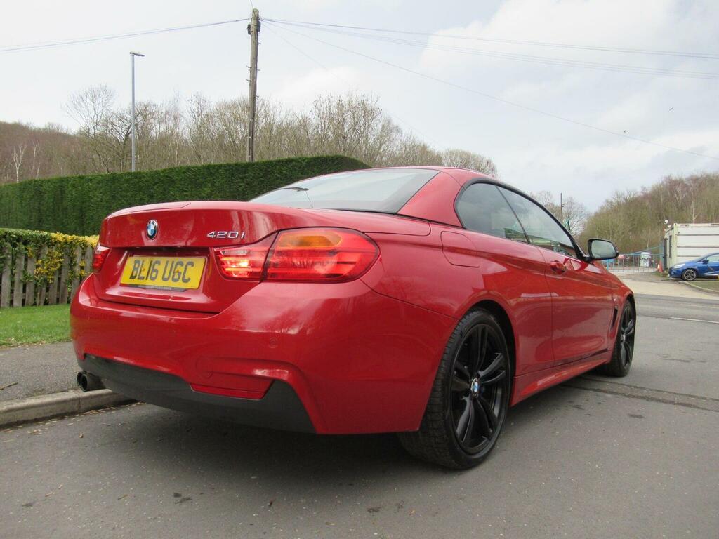 BMW 4 Series Convertible 2.0 420I M Sport Euro 6 Ss 201 Red #4