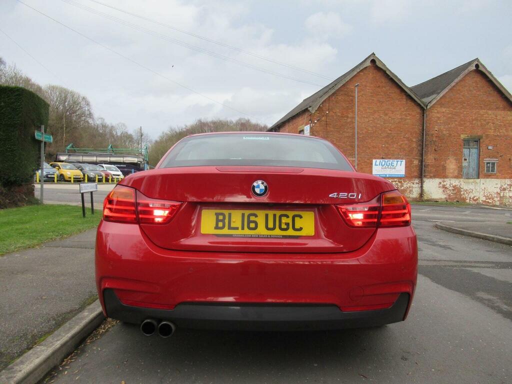 BMW 4 Series Convertible 2.0 420I M Sport Euro 6 Ss 201 Red #5