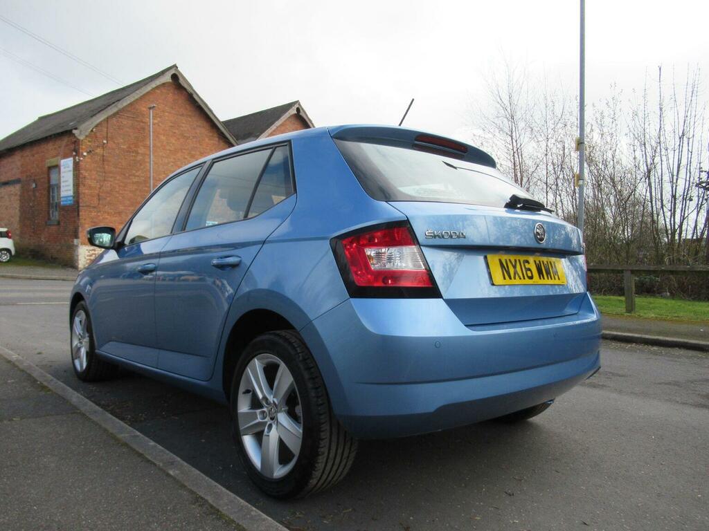 Skoda Fabia Hatchback 1.2 Tsi Se L Euro 6 Ss 201616 NX16WWM Blue #3