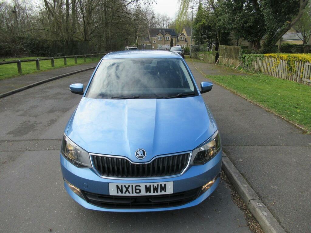 Skoda Fabia Hatchback 1.2 Tsi Se L Euro 6 Ss 201616 NX16WWM Blue #6