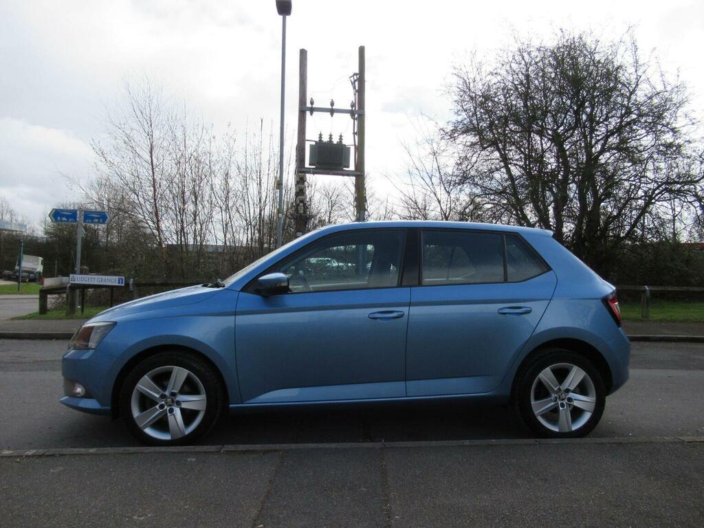 Skoda Fabia Hatchback 1.2 Tsi Se L Euro 6 Ss 201616 NX16WWM Blue #4