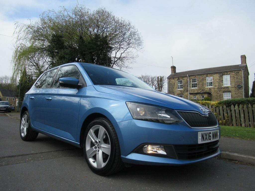 Skoda Fabia Hatchback 1.2 Tsi Se L Euro 6 Ss 201616 NX16WWM Blue #2