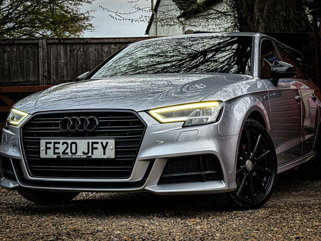 Audi A3 Hatchback 1.5 Tfsi Cod 35 Black Edition Sportback FE20JFY Silver #2