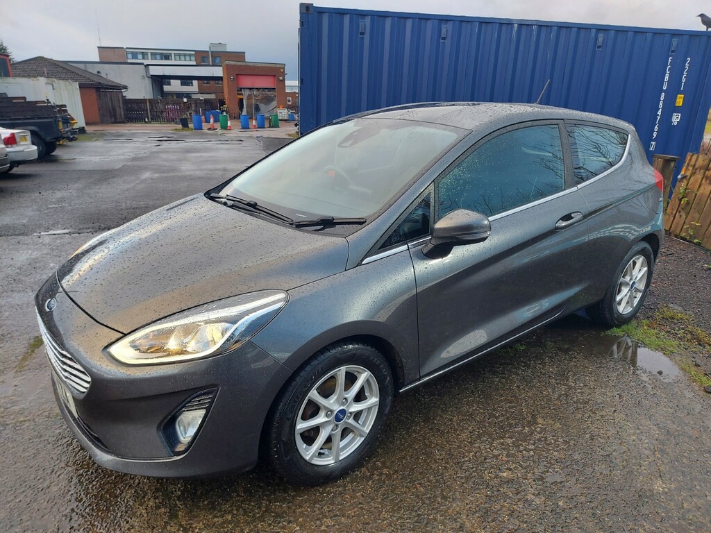 Ford Fiesta 1.0 T Ecoboost Zetec 2018 SN18VZA Grey #4