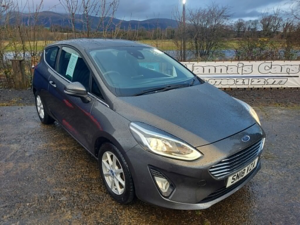 Ford Fiesta 1.0 T Ecoboost Zetec 2018 SN18VZA Grey #2