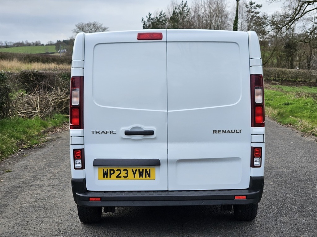 Renault Trafic 2.0 Dci Blue Sl28 Business Panel Van M WP23YWN White #6