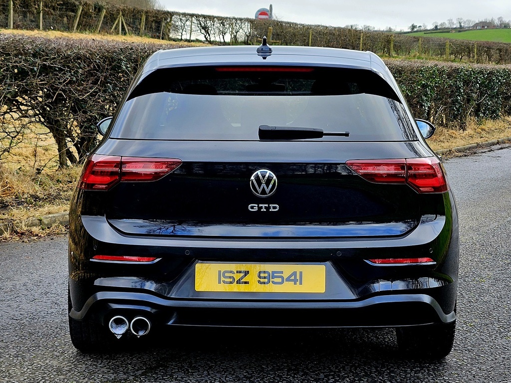 Volkswagen Golf 2.0 Tdi Gtd Hatchback Dsg Euro 6 Ss ISZ9451 Black #4