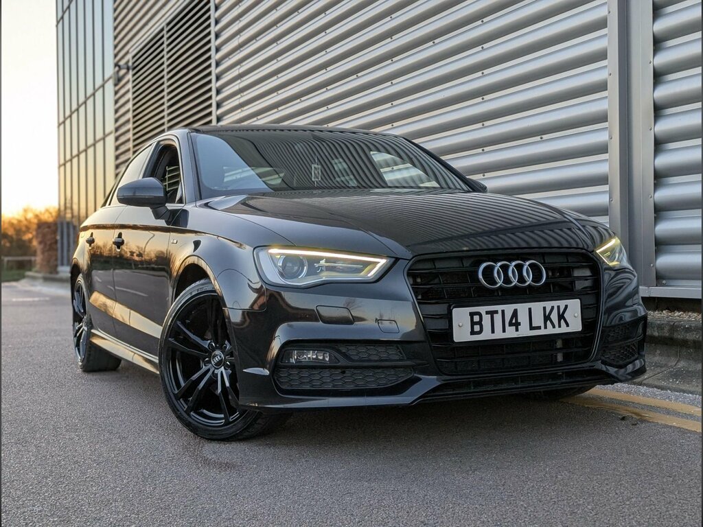 Audi A3 1.8 Tfsi S Line Euro 6 Ss BT14LKK Black #2