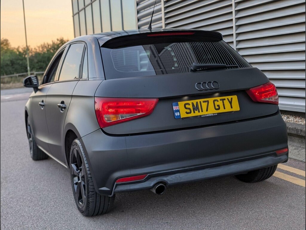 Audi A1 1.0 Tfsi Sport Sportback Euro 6 Ss SM17GTY Black #3