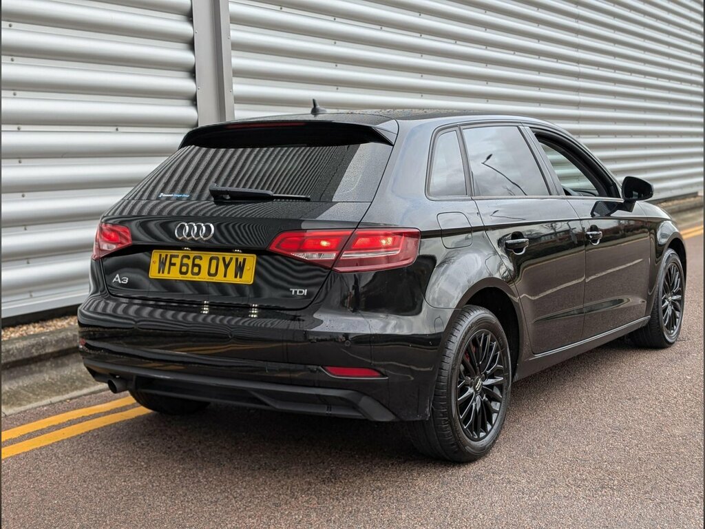 Audi A3 1.6 Tdi Se Technik Sportback Euro 6 Ss Black #4