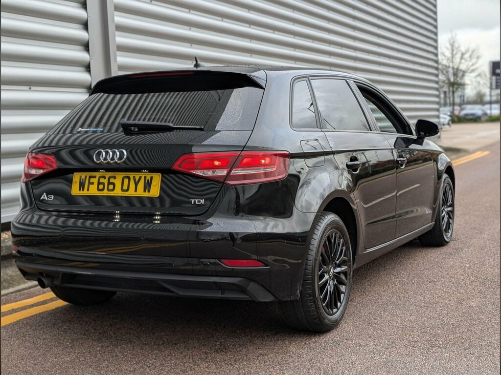 Audi A3 1.6 Tdi Se Technik Sportback Euro 6 Ss Black #5