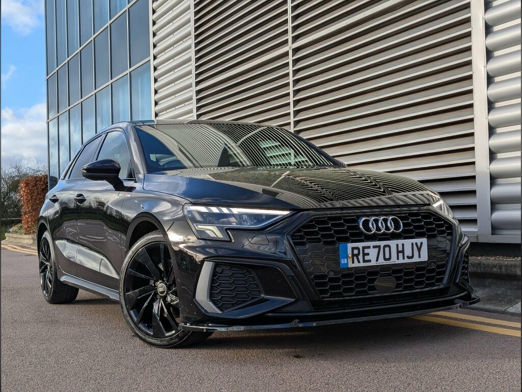 Audi A3 1.0 Tfsi 30 S Line Sportback Euro 6 Ss RE70HJY Black #6