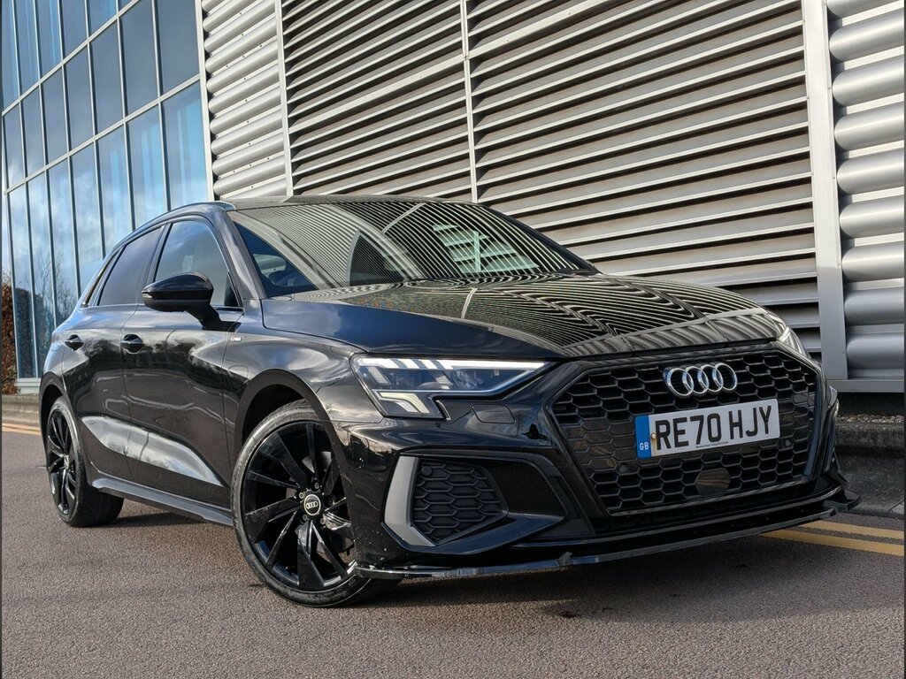 Audi A3 1.0 Tfsi 30 S Line Sportback Euro 6 Ss RE70HJY Black #5