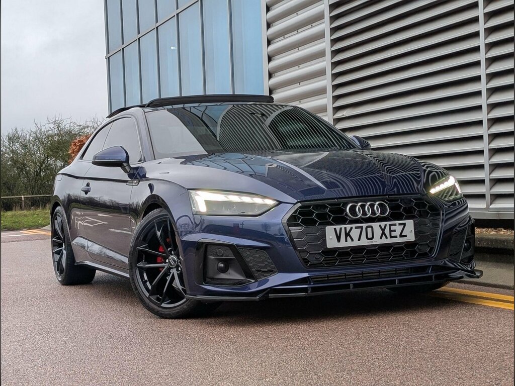 Audi A5 2.0 Tfsi 40 S Line S Tronic Euro 6 Ss VK70XEZ Blue #5