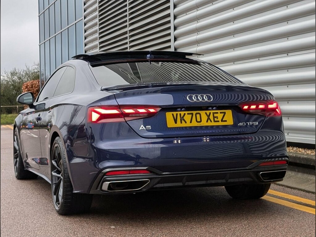 Audi A5 2.0 Tfsi 40 S Line S Tronic Euro 6 Ss VK70XEZ Blue #3