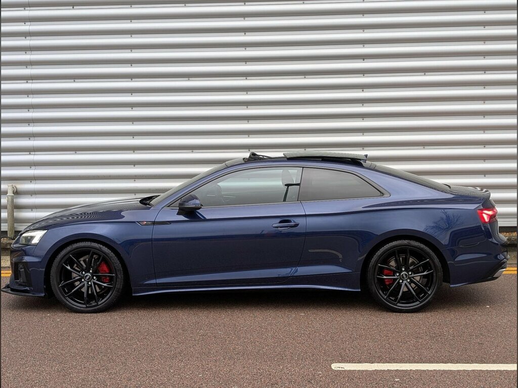 Audi A5 2.0 Tfsi 40 S Line S Tronic Euro 6 Ss VK70XEZ Blue #4
