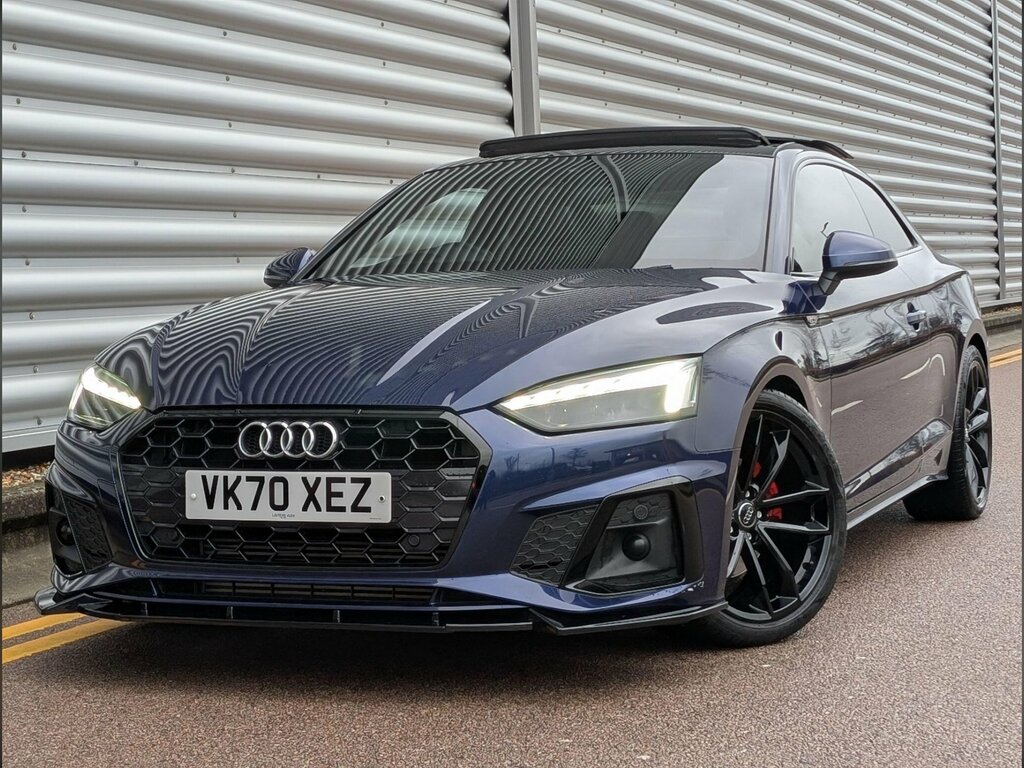 Audi A5 2.0 Tfsi 40 S Line S Tronic Euro 6 Ss VK70XEZ Blue #6