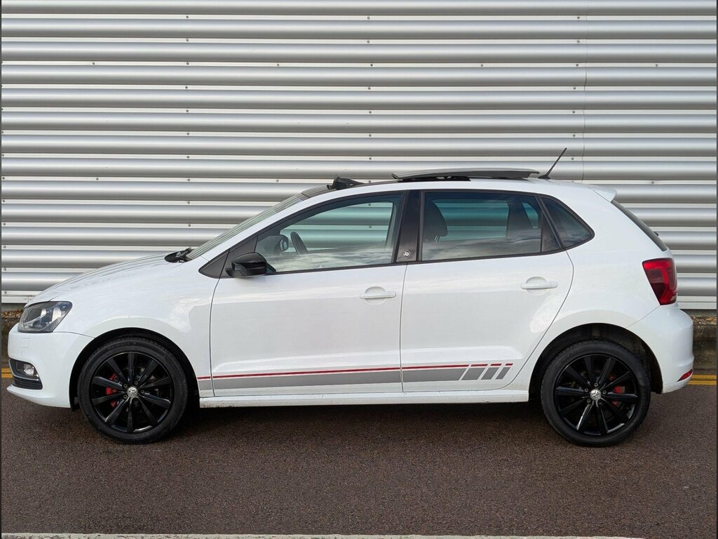 Volkswagen Polo 1.2 Tsi Bluemotion Tech Beats Euro 6 Ss GJ17EOB White #4