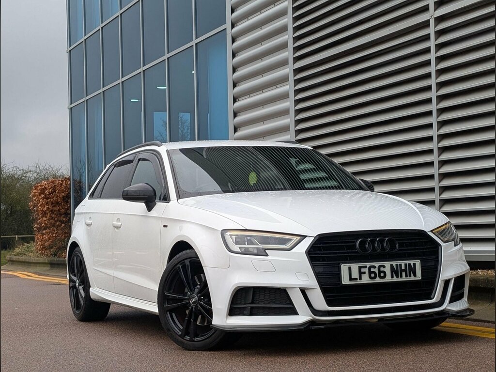 Audi A3 2.0 Tfsi S Line Sportback S Tronic Euro 6 Ss White