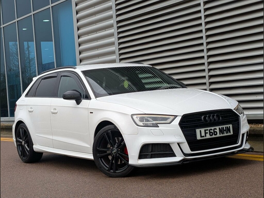 Audi A3 2.0 Tfsi S Line Sportback S Tronic Euro 6 Ss LF66NHN White #6